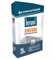 Клей для ячеистых блоков Bergauf Kleben Block Winter, (25 кг) 56 шт/под - С-000101737