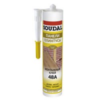 Клей для стеновых панелей «Soudal» 48А каучуковый 300мл, (15 ш/упак/) / 120407 - С-000082727