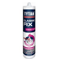 Клей монтажный «Tytan professional» Classic Fix каучуковый, прозрачный 310 мл. (12 шт/уп.) - С-000084341