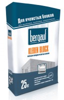 Клей для ячеистых блоков Bergauf Kleben Block, (25 кг) 56 шт/под - С-000098734