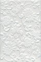 Аджанта Плитка настенная цветы белый 8216 20х30